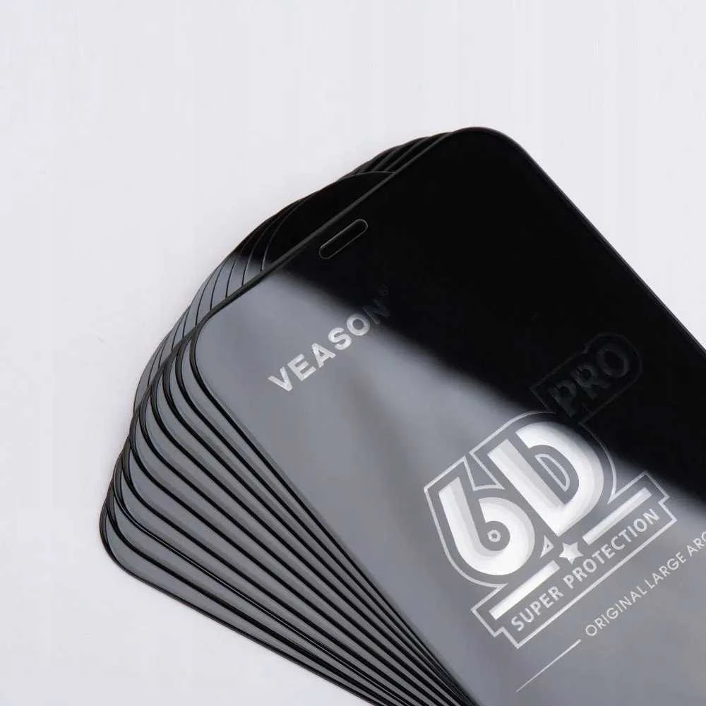 6D Veason Pro Glass (SET 10in1) – skirta iPhone 12 Pro Max juoda