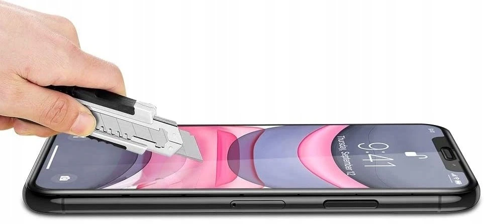 TFO TelForceone Grūdintas stiklas 9D "iPhone 12 Mini 5,4" juodas rėmelis