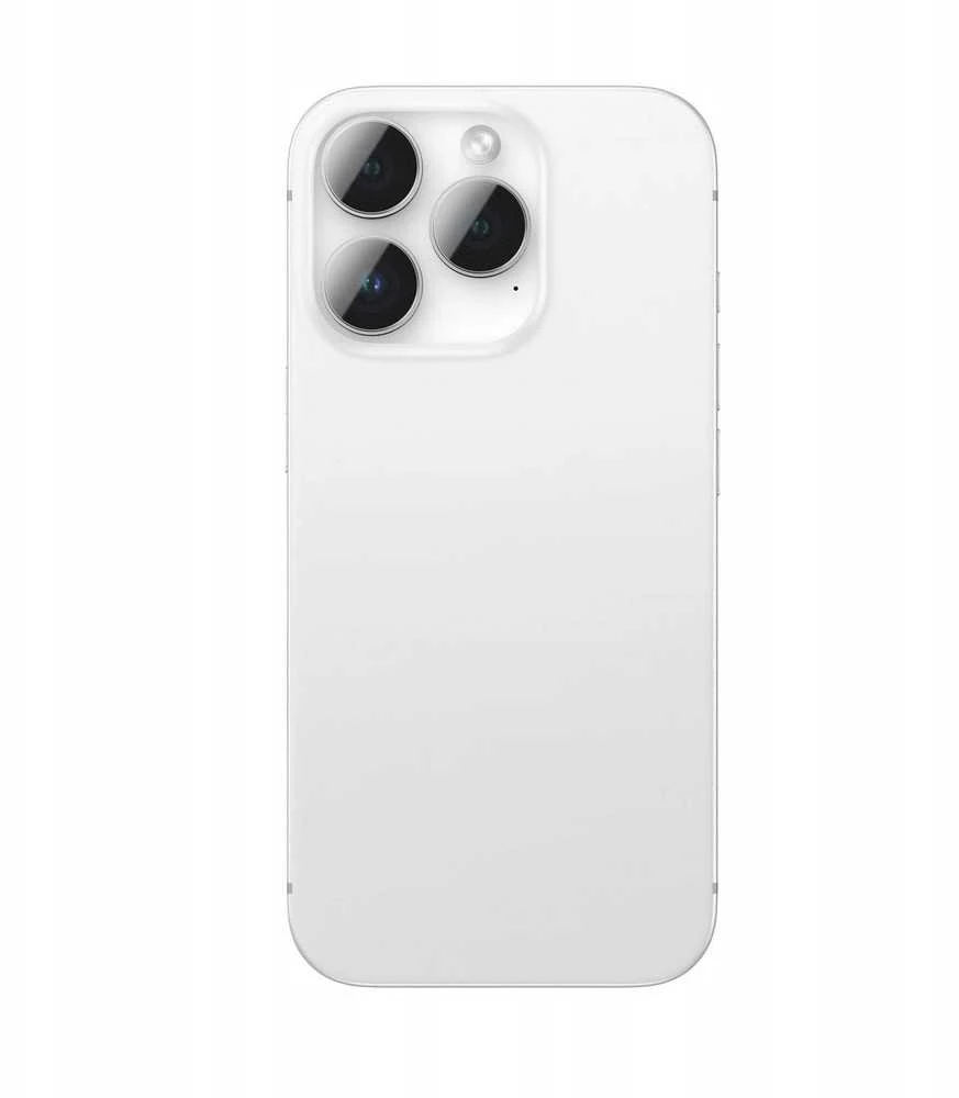 „AmazingThing AR“ aliuminio 3 objektyvų stiklas su kameros objektyvo rėmeliu, skirtas „iPhone 16 Pro“ / „16 Pro Max“ – „Sidabrinis“