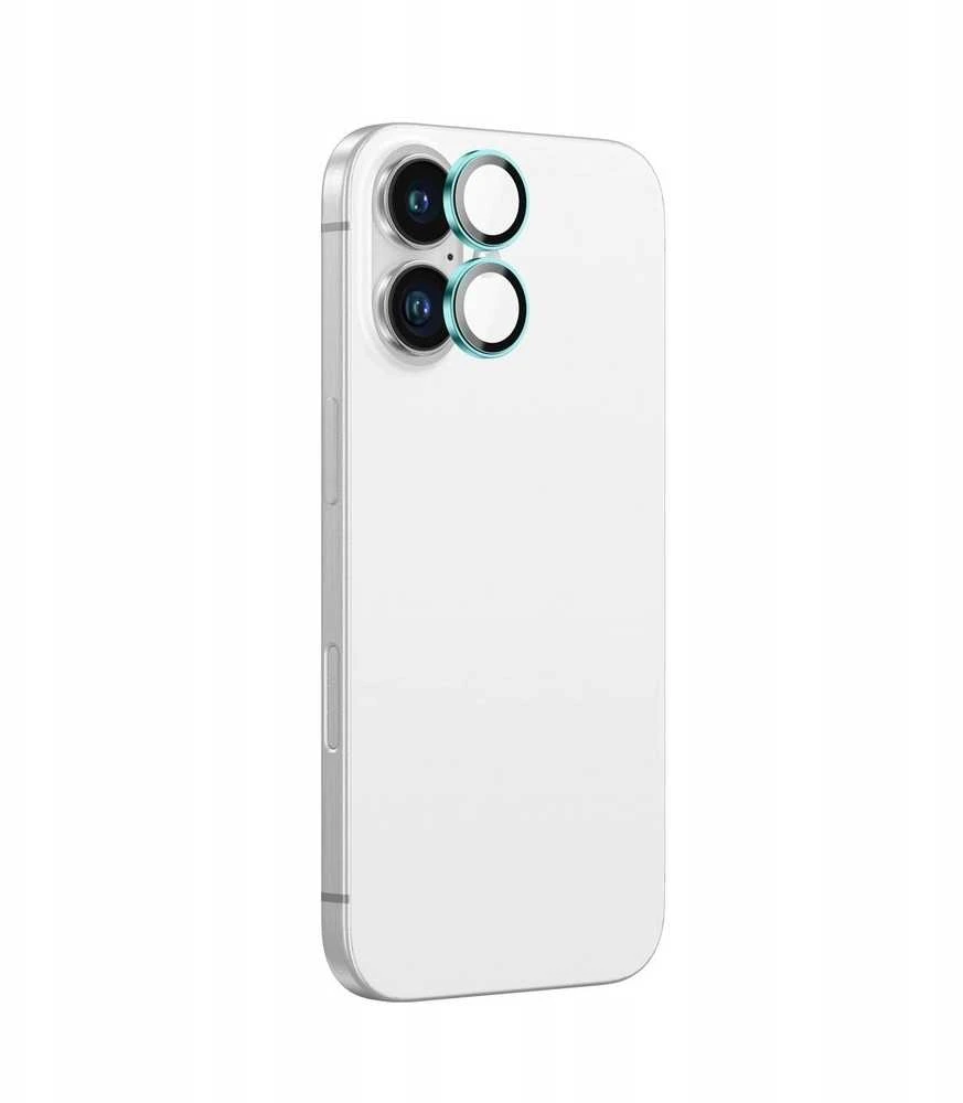 „AmazingThing AR“ aliuminio 2 objektyvų stiklo ir kameros objektyvo rėmelio skirtukas „Apple iPhone 16 / 16 Plus“ – Žalias