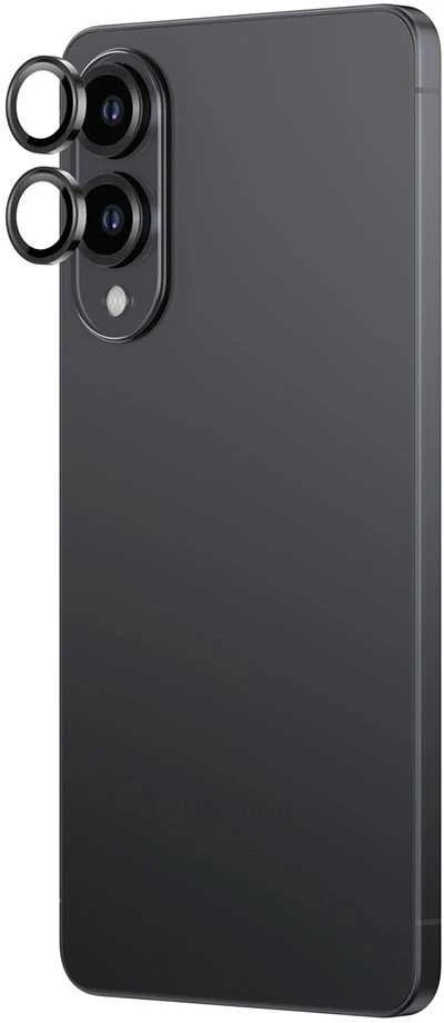 AmazingThing Radix AR Lens Glass skirtas Samsung S25 Edge Camera Island – Juodas