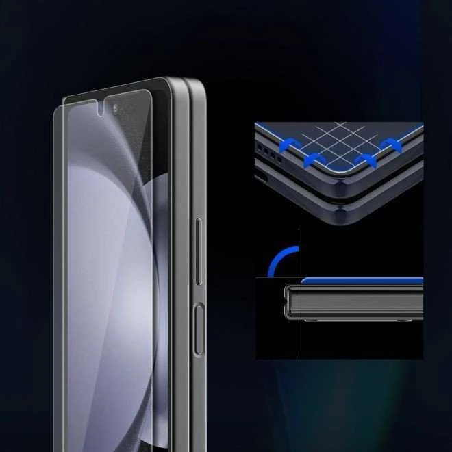 Araree grūdintas stiklas „Samsung Fold5“ 2 vnt.