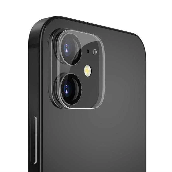 Grūdinto stiklo kameros objektyvas, skirtas „iPhone 12 PRO Forcell Premium pacific“ mėlynas
