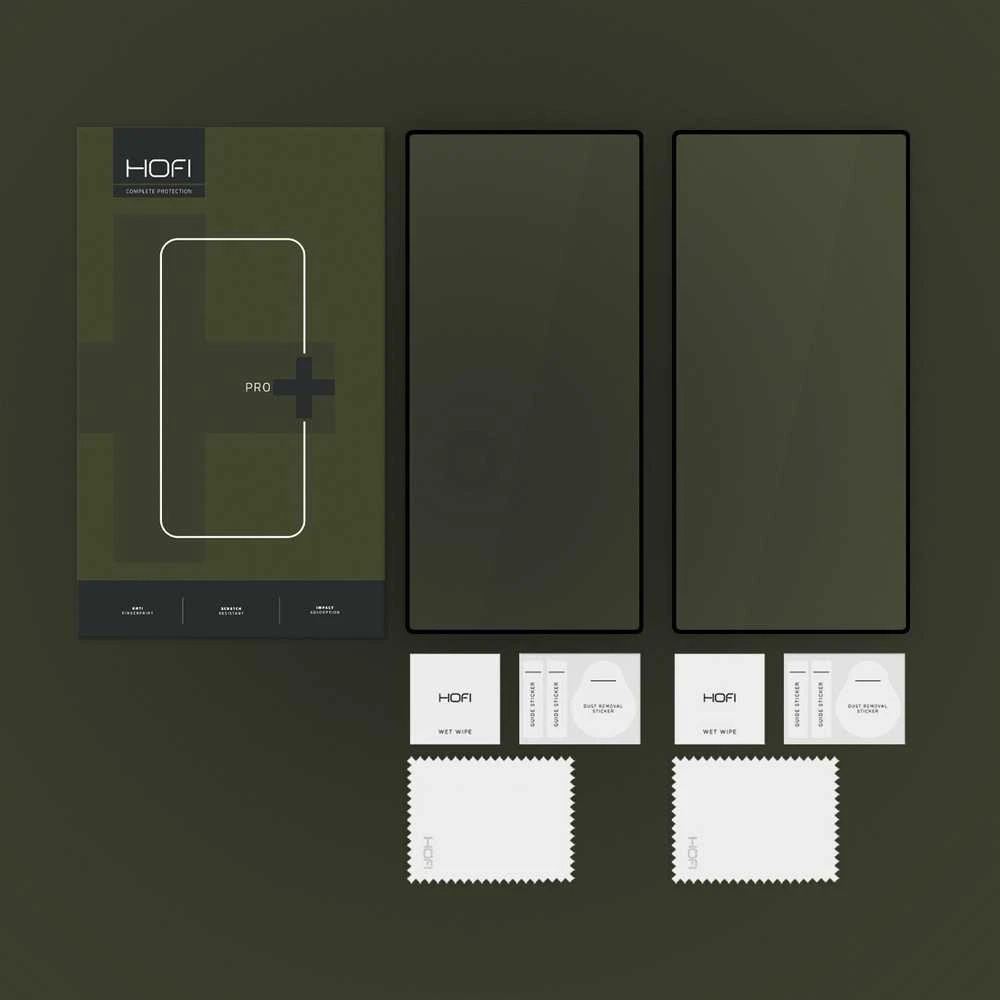 Grūdintas stiklas HOFI GLASS PRO+ 2-PACK GALAXY S25 ULTRA Juodas