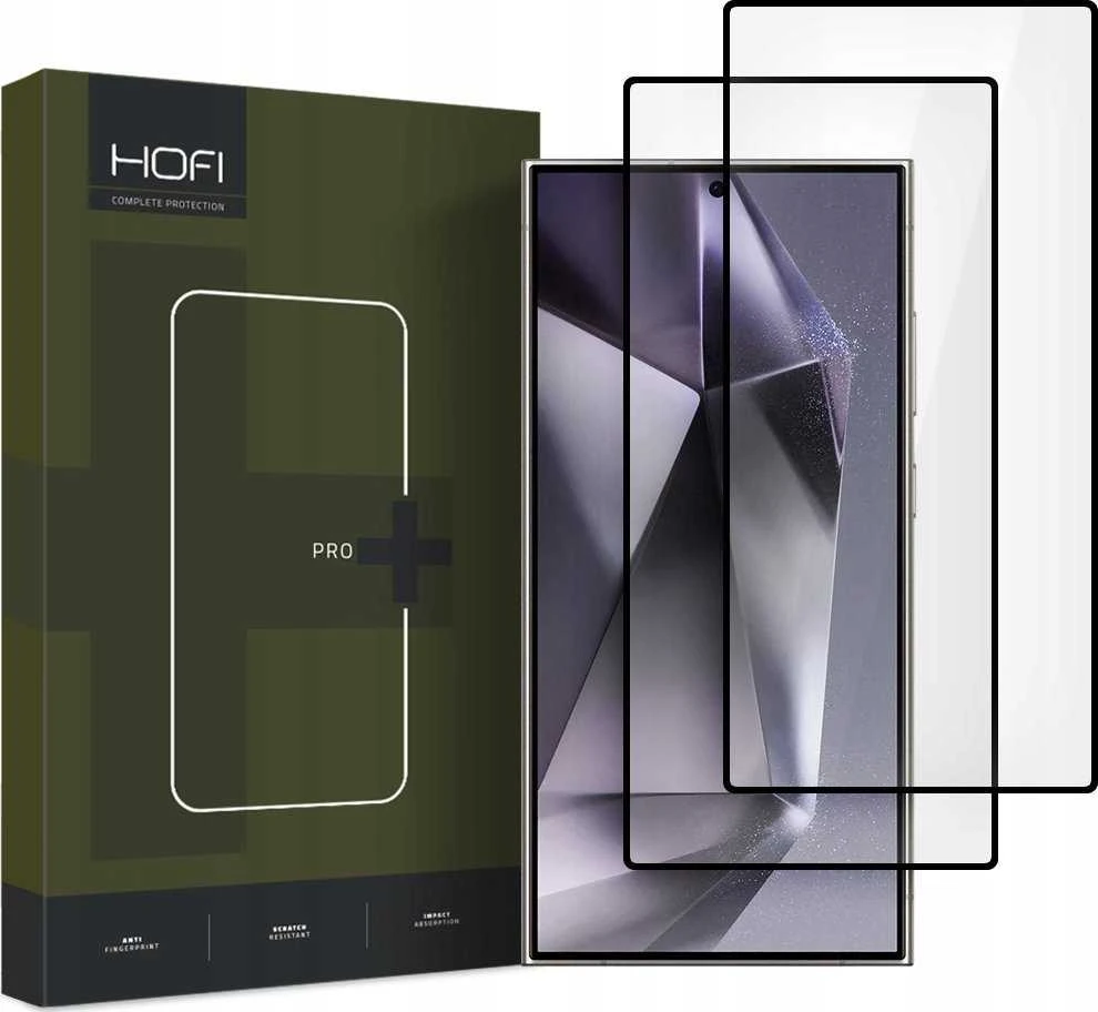 Grūdintas stiklas HOFI GLASS PRO+ 2-PACK GALAXY S25 ULTRA Juodas