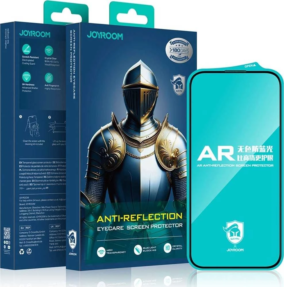Joyroom JR-MAR0317 apsauginis stiklas su anti-reflective coating Apple iPhone 15 Plus/16 Plus