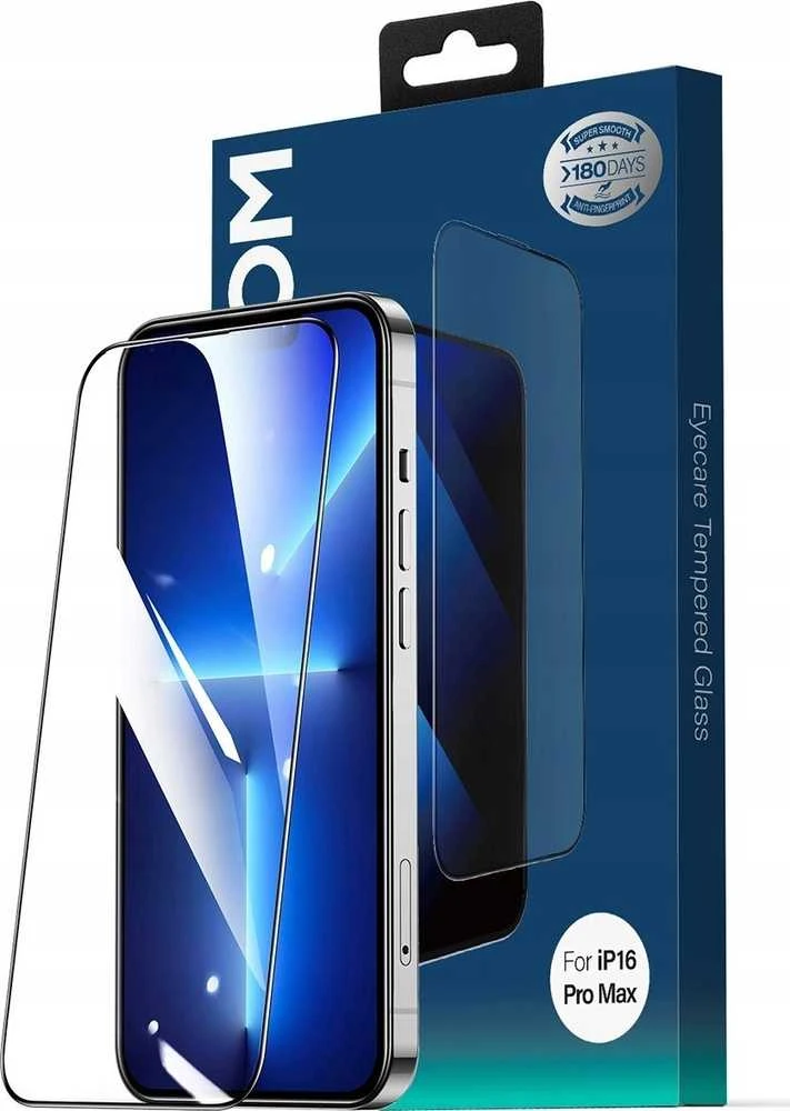 Joyroom JR-MLG0286 2.5D Anti-Mėlyna Light + Dustproof ekrano apsauga su juodu rėmeliu Apple iPhone 15 Plus/16 Plus