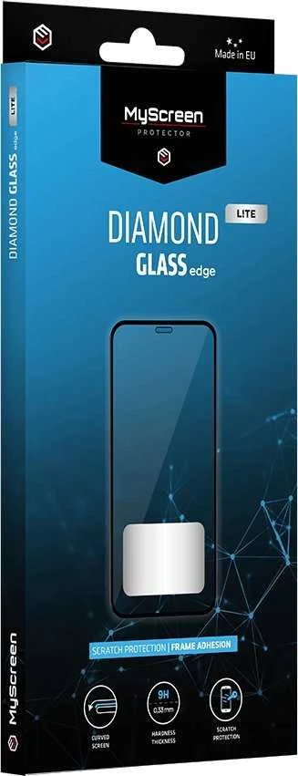 MyScreen Diamond Glass Edge Lite FG Apsauginis stiklas skirtas Huawei Nova 13i Juodas