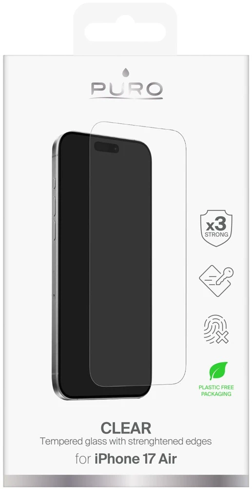 Puro Standard Apsauginis stiklas skirtas Apple iPhone 17 Air