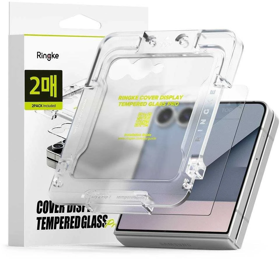 Apsauginis stiklas Ringke COVER DISPLAY PRO 2 vnt. Samsung Galaxy Z Flip 7 skaidrus