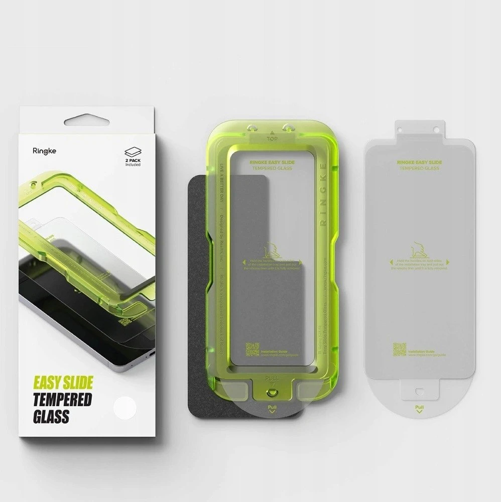 „Ringke Easy Slide Glass“ 2 vnt. sijonų Samsung Galaxy S25 FE