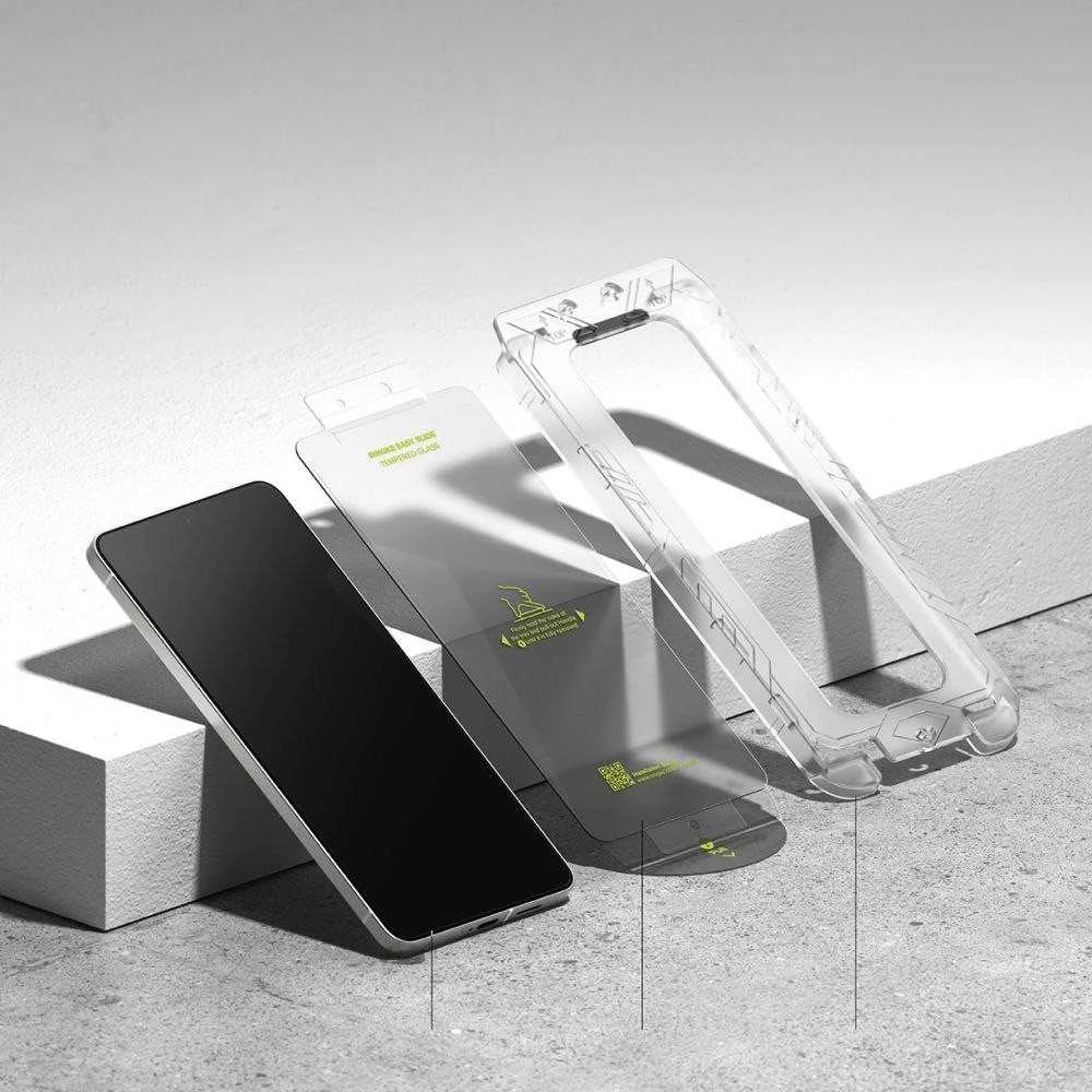 Ringke Easy Slide 2-pack apsauginis stiklas skirta Samsung Galaxy S25 Edge – skaidrus