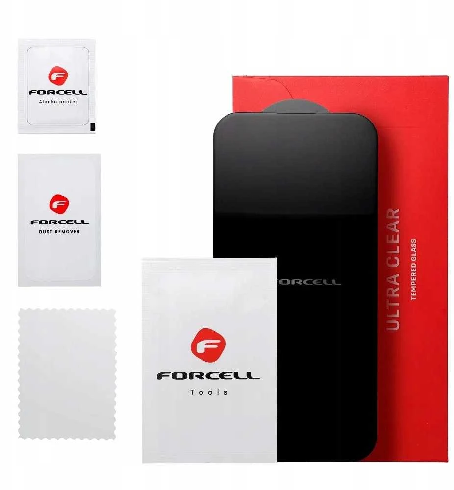 Forcell Ultra Clear Glass - skirtas Samsung Galaxy A26 5G juodas