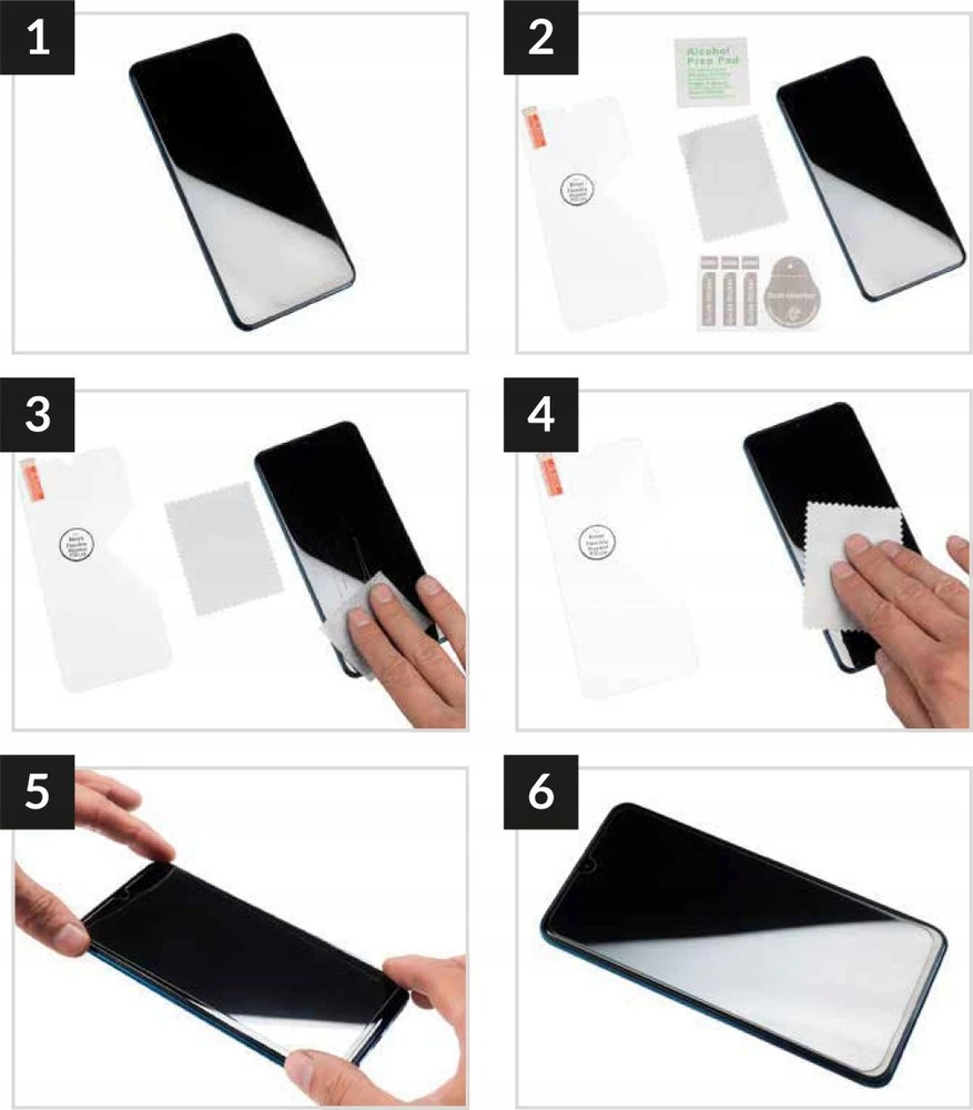 Oem LCD apsauginis stikliukas "9H" (SET 10in1) Samsung A525 A52/A526 A52 5G/A528 A52s 5G