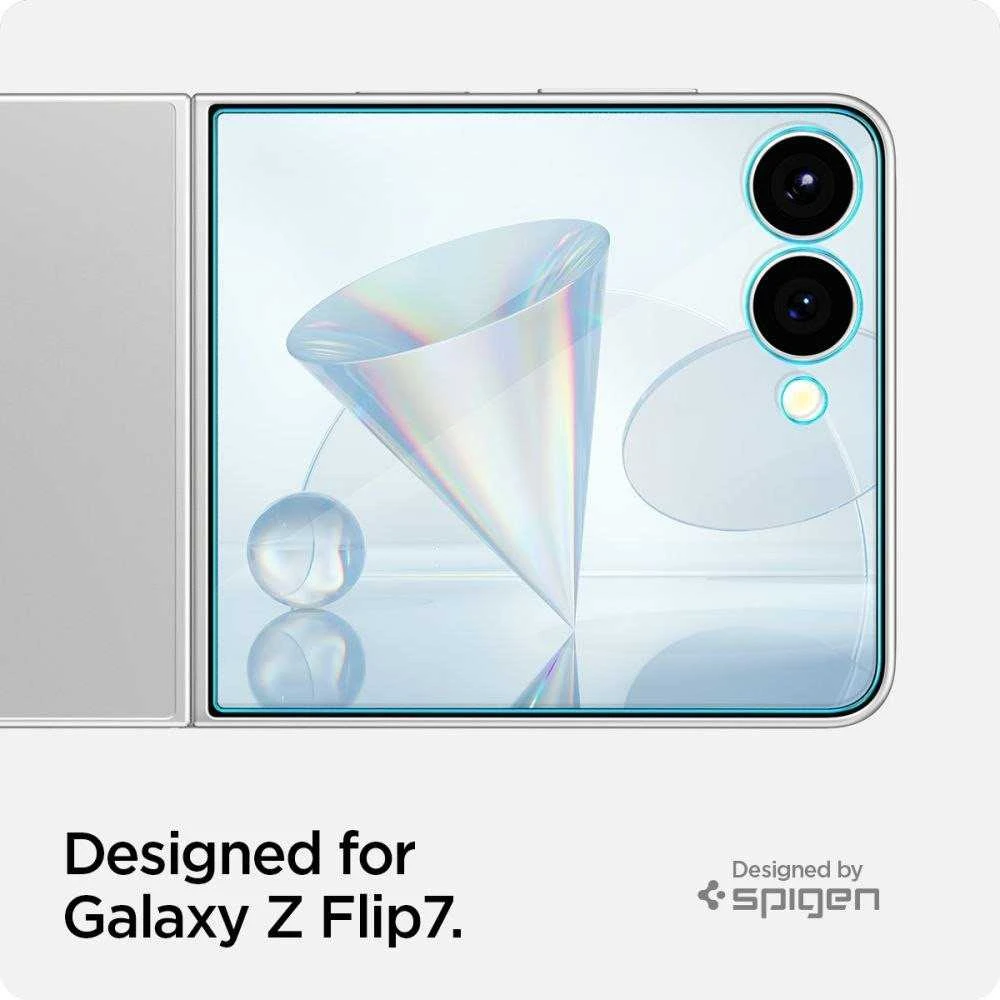 „Spigen Glas.TR EZ FIT“ HD Galaxy Z Flip 7 skaidrus