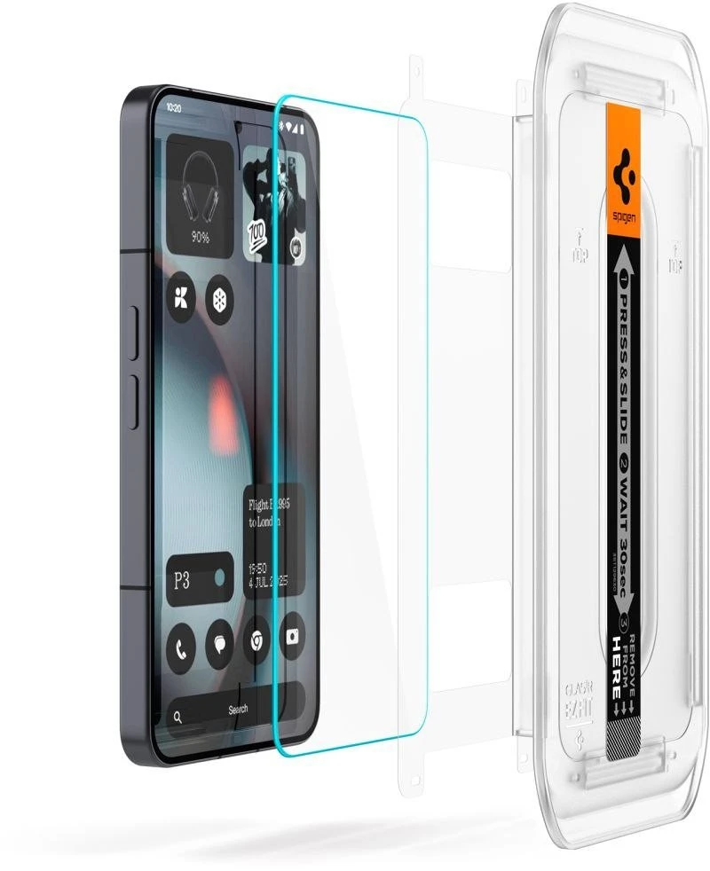 Spigen Glas.TR EZ Fit Apsauginis stiklas 2-pack skirtas Nothing Phone 3 – Transparent