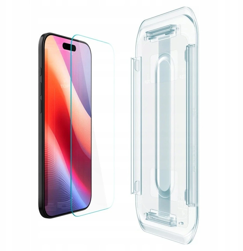 Ekrano apsauginis stiklas Spigen Glass tR EZ Fit 2 Pack, transparency - iPhone Air