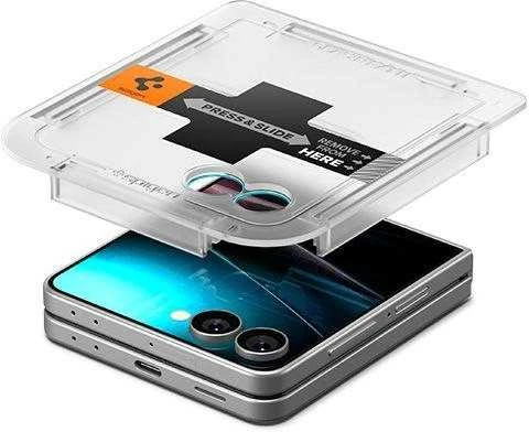 „Spigen Glas.TR EZ FIT“ HD Galaxy Z Flip 7 skaidrus
