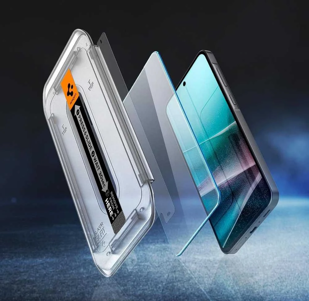 Spigen Glas.TR "Ez Fit" apsauginis stiklas 2-pack for Samsung Galaxy A36 5G – Transparent