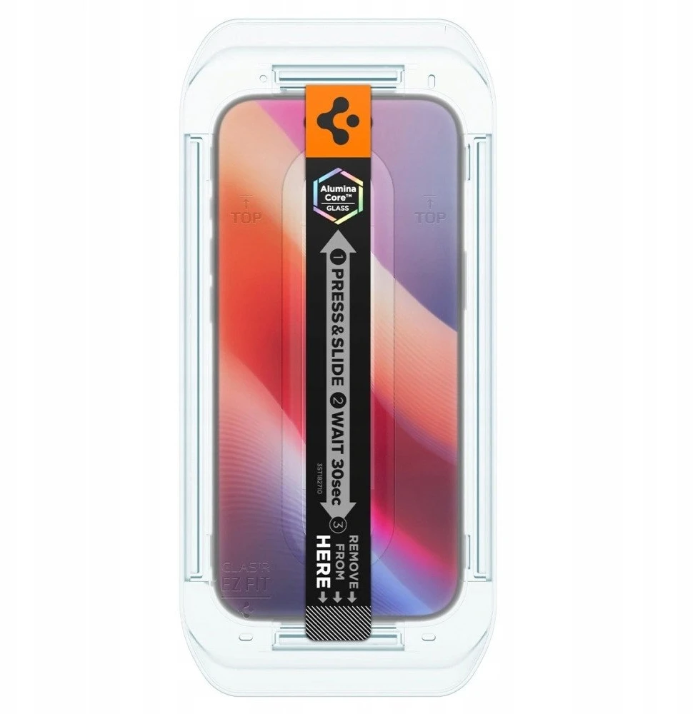 Ekrano apsauginis stiklas Spigen Glass tR EZ Fit 2 Pack, transparency - iPhone Air