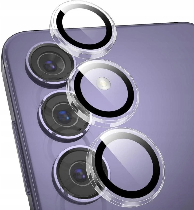 Tech-Protect Easy Set+ 3-pack apsauginis stiklas skirtas Samsung Galaxy S25 FE – transparent