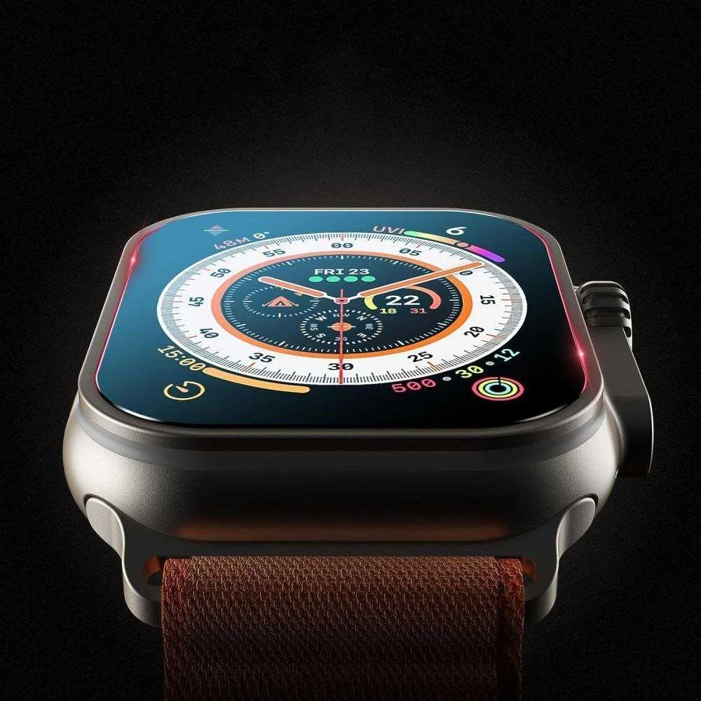 Tech-Protect Easy Set+ apsauginis stiklas 2-pack for Apple Watch Ultra 1/2 49mm – skaidrus