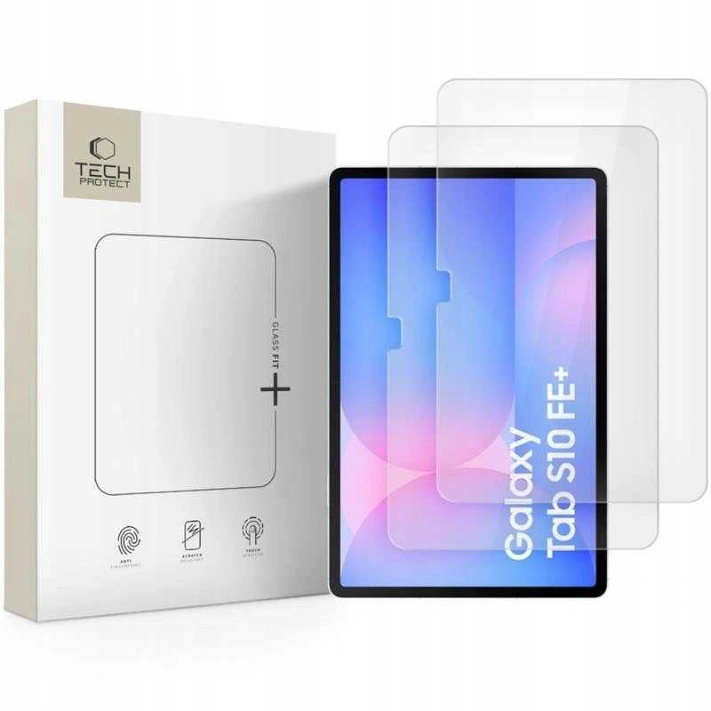 „Tech-Protect Glass Fit+“ apsauginis stiklas „Galaxy Tab S10 FE+ PLUS 13.1 X620 / X626B“ dėklui, 2 vnt.