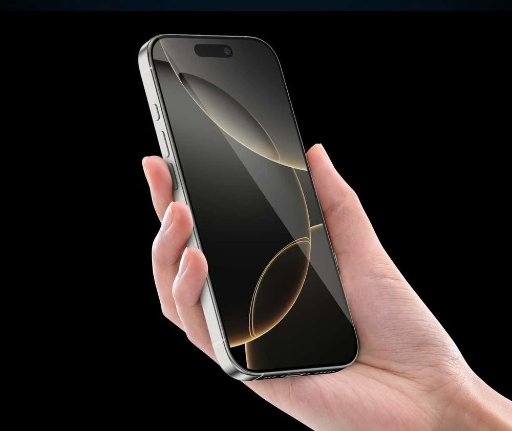 „Tech-Protect Quick Set+“ 2 grūdinto stiklo pakuotė, skirta „iPhone 16 Pro“