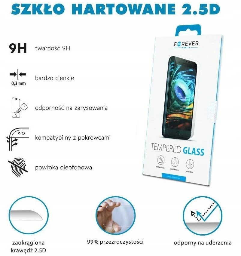Forever Grūdintas stiklas Tempered Glass Forever do Xiaomi Redmi Note 10