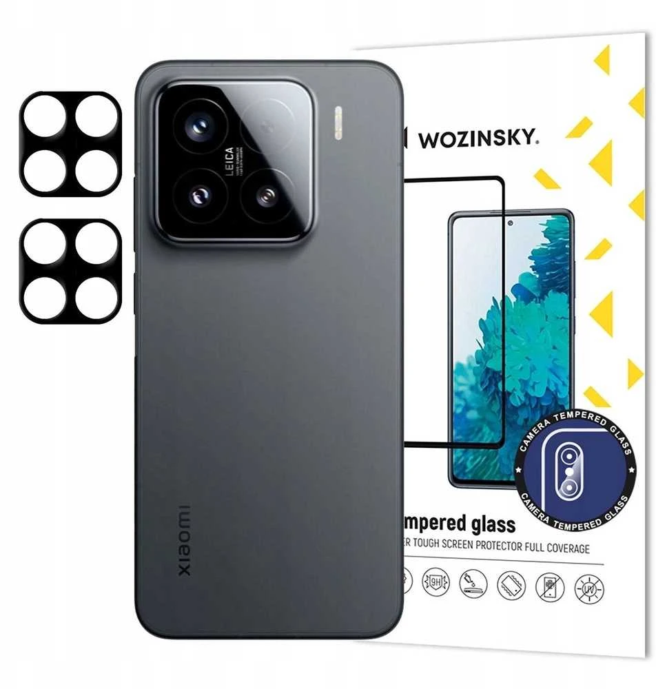 Wozinsky Full Camera Glass Apsauginis stiklas for Xiaomi Redmi Note 14S, 2 vnt.