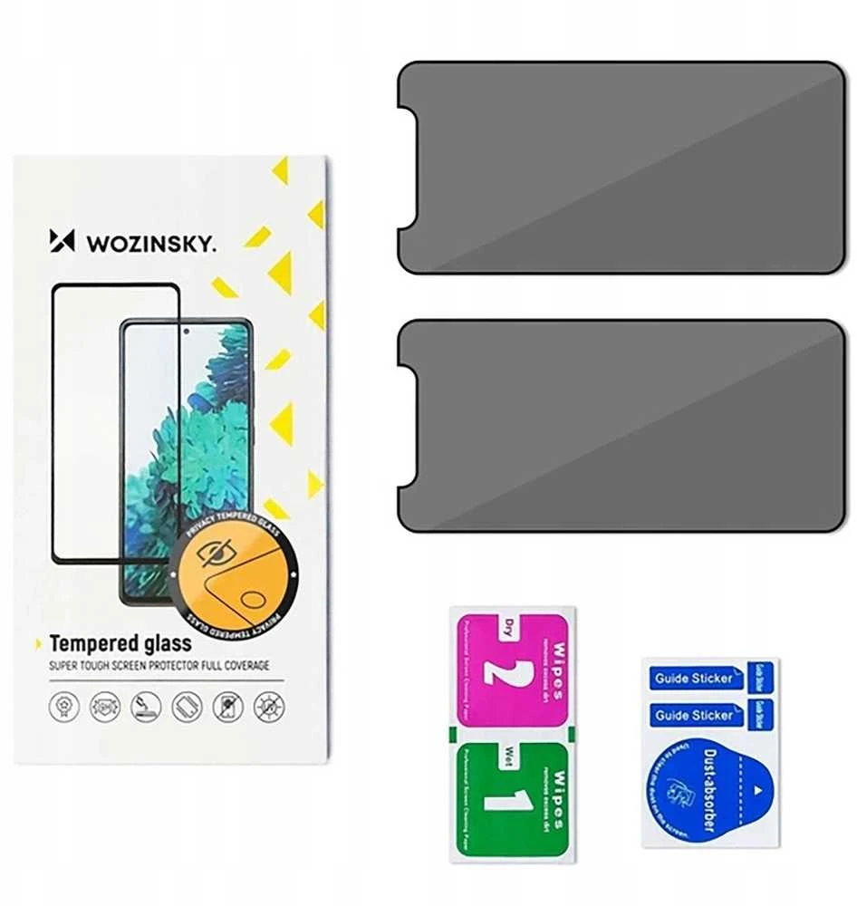 Wozinsky Privacy Glass Apsauginis stiklas for Xiaomi Redmi 14C 5G, 2-pack