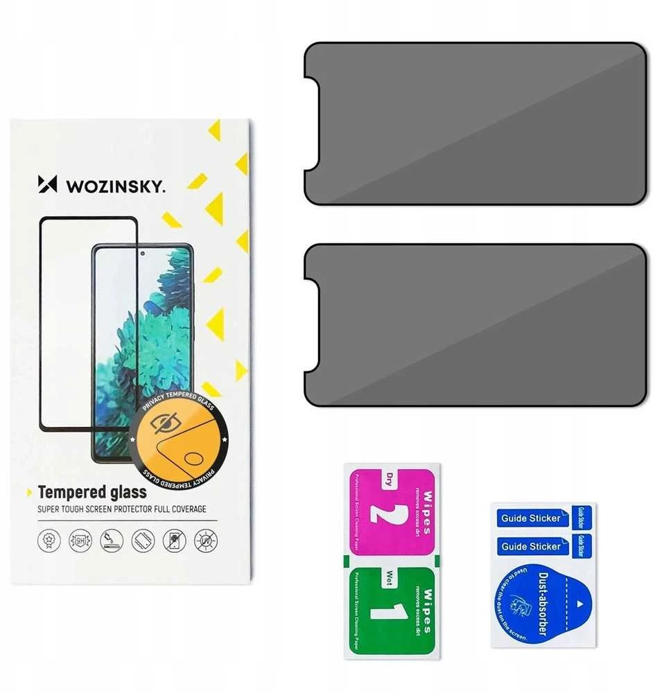 Wozinsky Privacy Glass Privacy Apsauginis stiklas for Xiaomi Redmi Note 14S, 2-pack