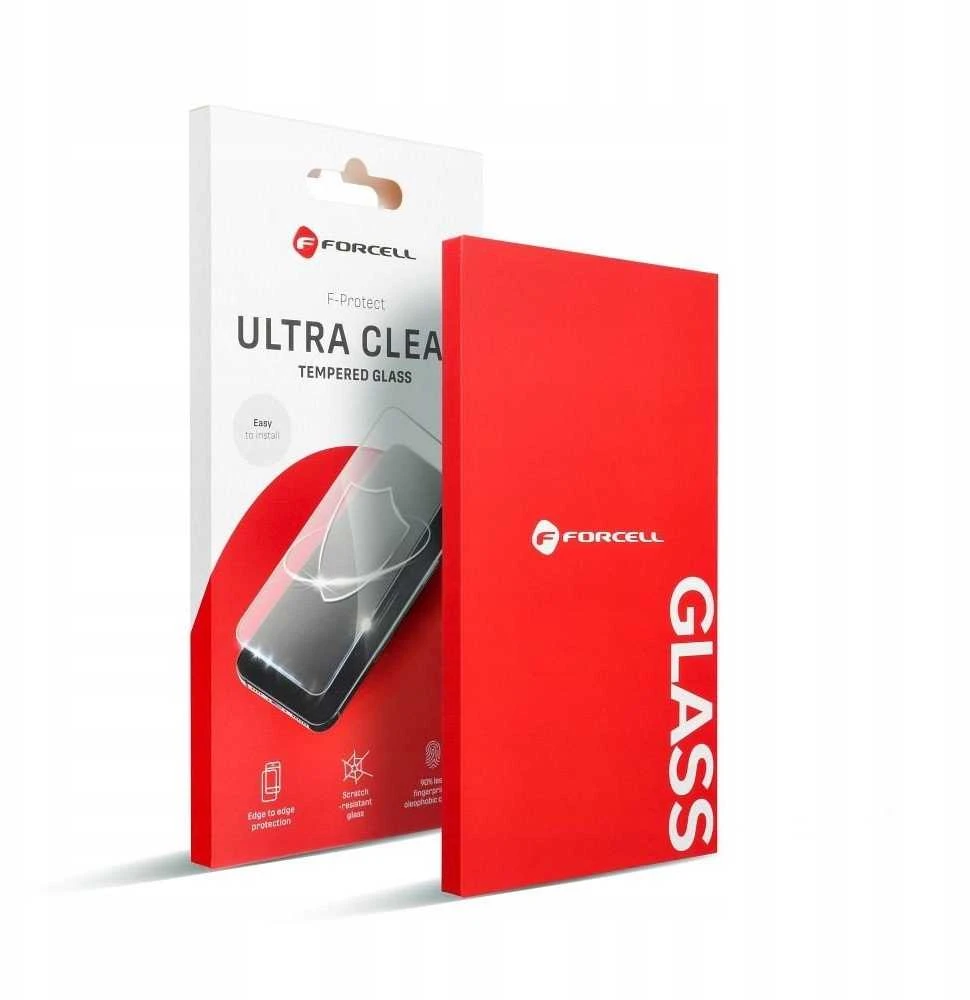 Forcell Ultra Clear Glass - skirtas Xiaomi Redmi Note 14 4G / Redmi Note 14 5G juodas