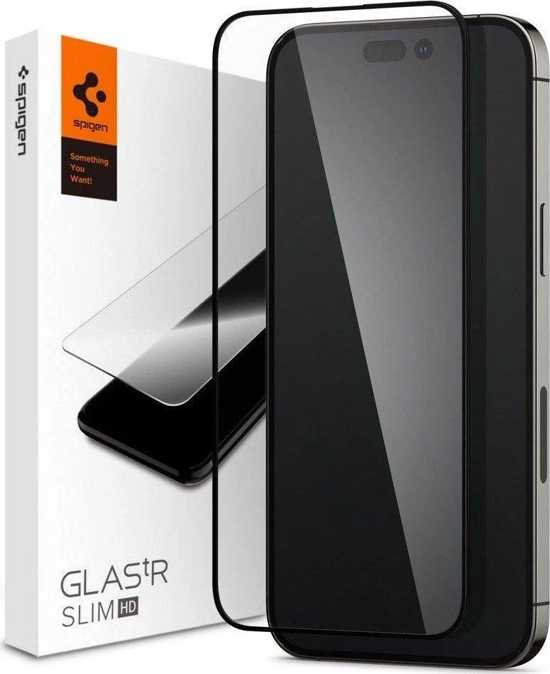 Spigen tR Slim HD 1 Pack, FC juodos spalvos – Apple iPhone 14 Pro