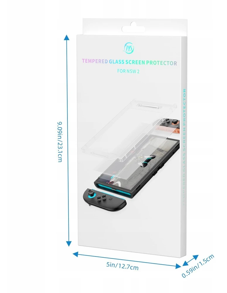 JYS Grūdintas stiklas Nintendo Switch 2 LCD ekranui JYS-NS2312 (SB11123)