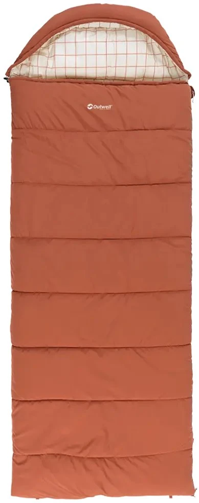 Gruezi-Bag OUW Outwell 230501 miegmaišis Suaugusiems Pusiau stačiakampis miegmaišis Poliesteris Raudona