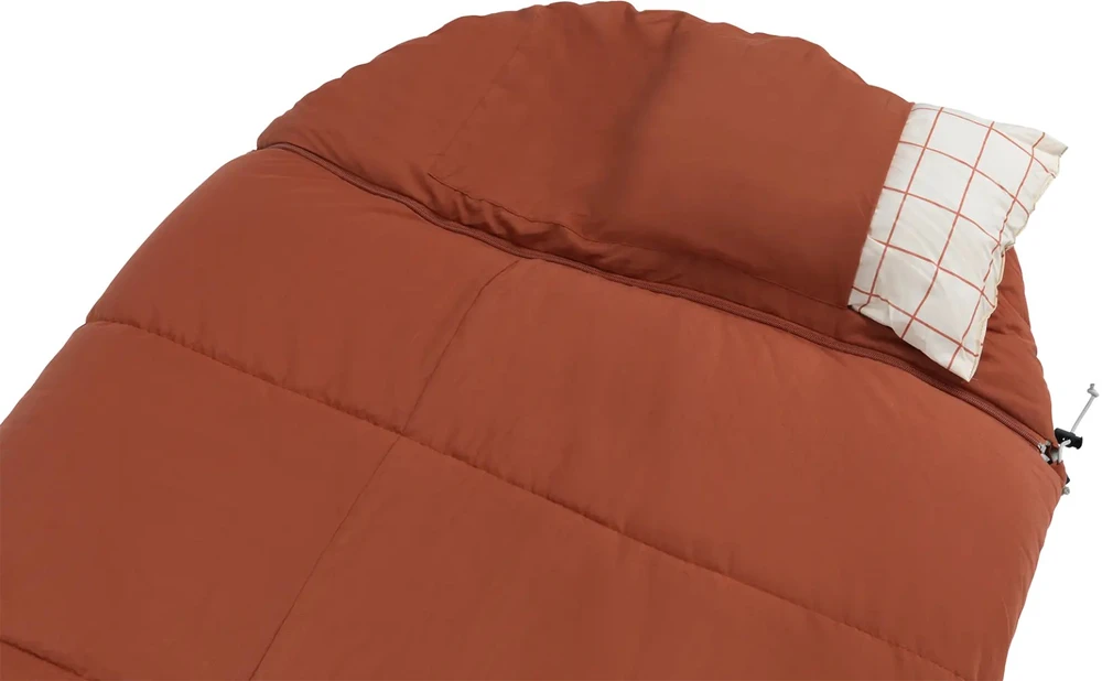 Gruezi-Bag OUW Outwell 230501 miegmaišis Suaugusiems Pusiau stačiakampis miegmaišis Poliesteris Raudona