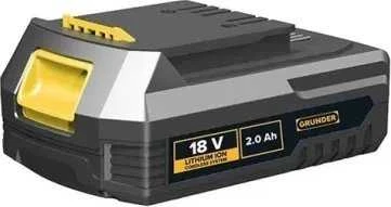 Akumuliatorius Grunder BA-1820C, 18 V, 2000 mAh