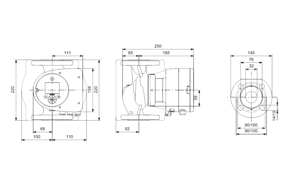 Grundfos Pompa CO MAGNA3 32-80F (98333874)