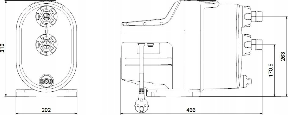 Grundfos POMPA HYDROFOROWA SCALA1 5-55 230V, BT