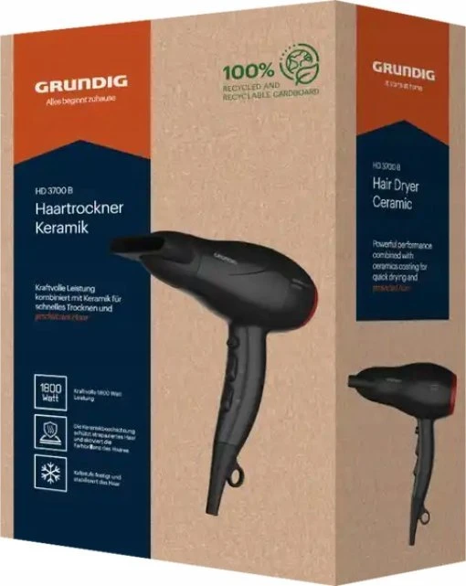 Plaukų džiovintuvas Džiovintuvas Grundig HD 3700 B