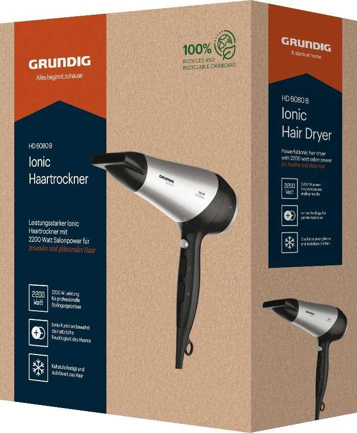 Plaukų džiovintuvas Džiovintuvas Grundig HD 6080 B