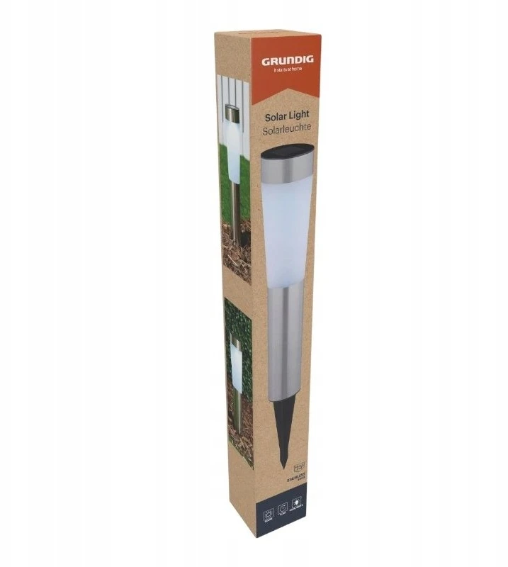 Grundig - Solar Garden Lamp LED 7.5x56 cm