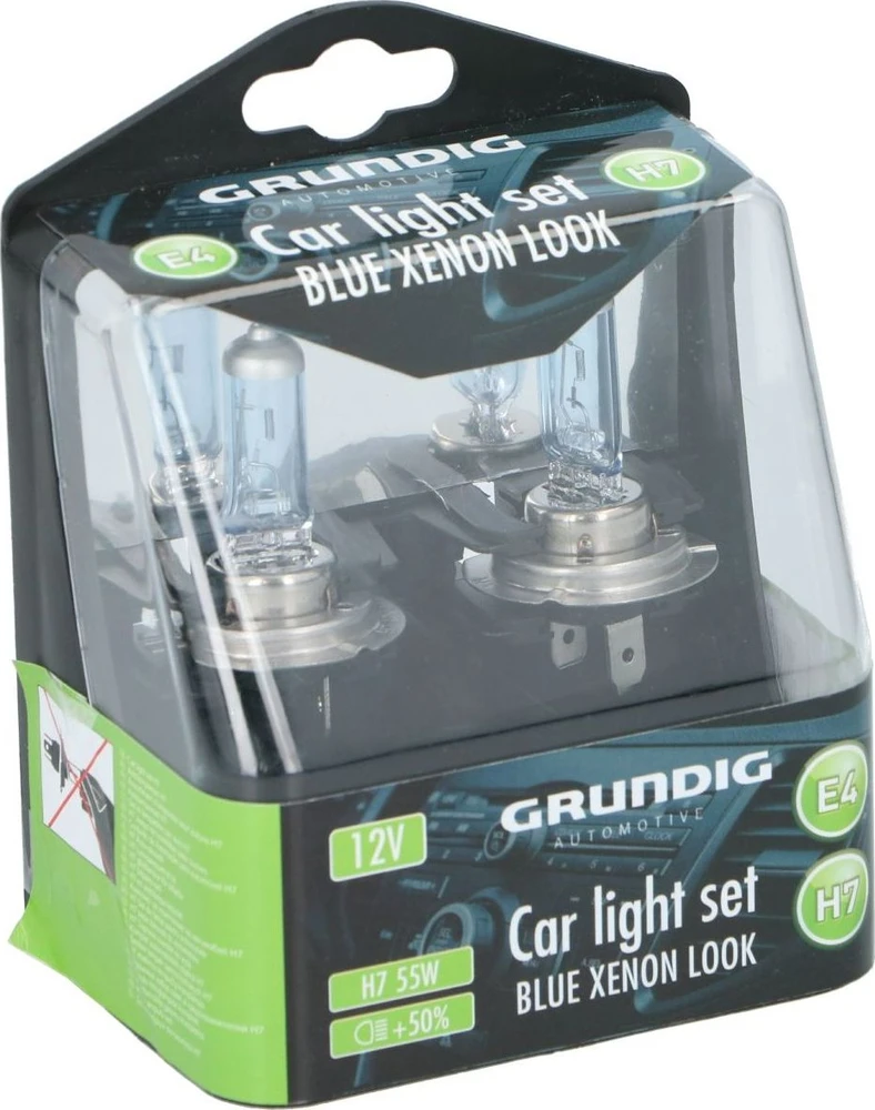 Grundig Automotive Rinkinys ŻARÓWEK Mėlynas XENON LOOK H7 GRUNDIG