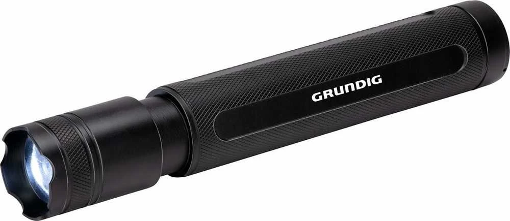 Grundig - Aluminum LED Flashlight 350 Lumens 6W