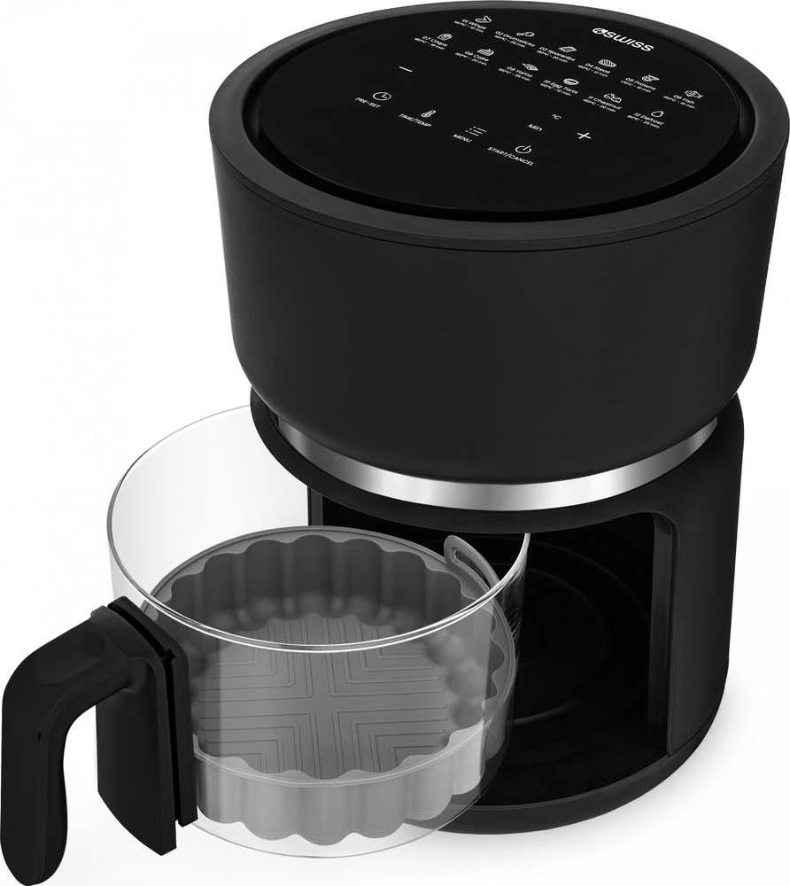 Gruzdintuvė beztłuszczowa 4Swiss ABB-G24 Pure Glass Juodas