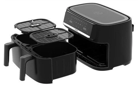 Gruzdintuvė Bosch MAFD440B7 Serija 4, Double Drawer Air Fryer, Juodas