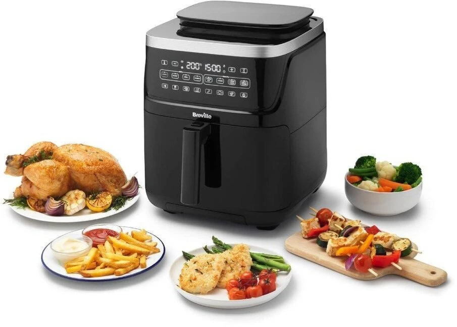 „Breville VDF133X“ be aliejaus garinė gruzdintuvė