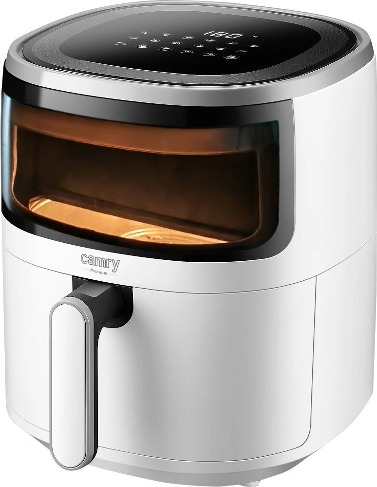 Gruzdintuvė Camry Airfryer orkaitė | CR 6313 | Galia 2000 W | Talpa 5 L | Konvekcija | Baltas