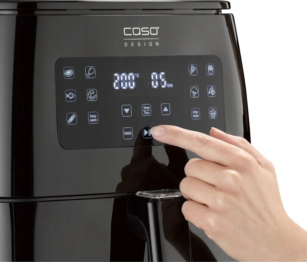 Karšto oro gruzdintuvė CASO Design AF 600 XL, Juodos spalvos